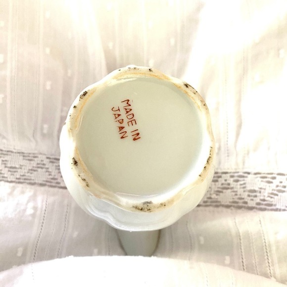 Royal Sealy Japan Creamer Purple Floral Miniature - Picture 4 of 5